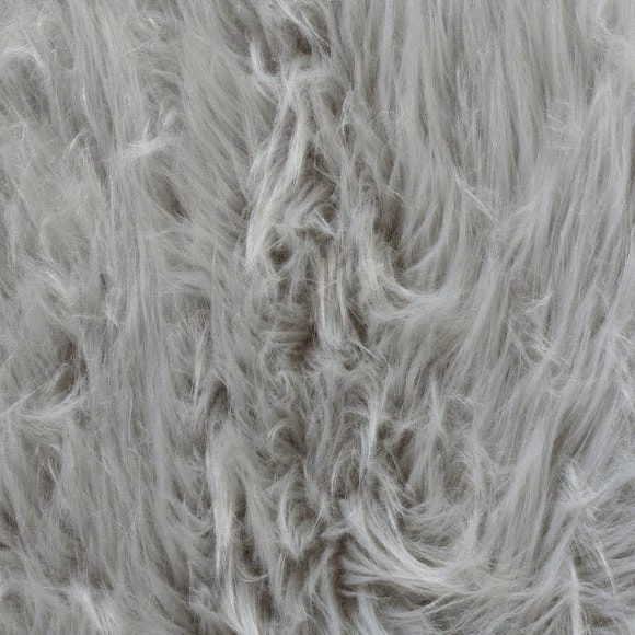 Outlet π Flair Faux Fur Grey Sheepskin Rug π - Image 4