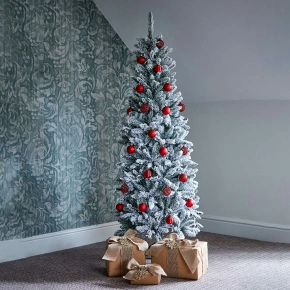 Wholesale 🔔 National Tree Company 7ft Snowy Kingswood Fir 🔔 Christmas Tree 🥰