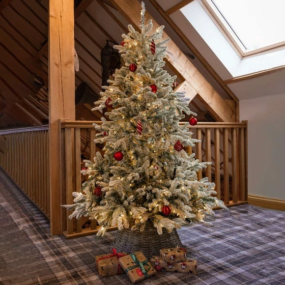 Best deal ❤️ National Tree Company 6ft Pre-Lit Frosted Andorra Fir 🔔 Christmas Tree ✔️