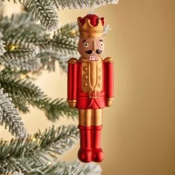 Best reviews of β€οΈ Dunelm Red and Gold Nutcracker Hanging Decoration π