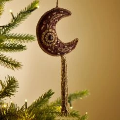 Discount 😉 Dunelm Moon Beaded Hanging Decoration 💯