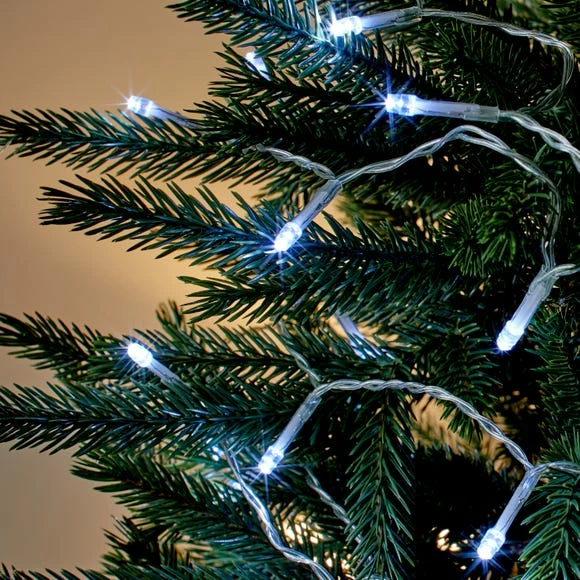 Discount π Dunelm 20 LED Battery Chain Lights White β