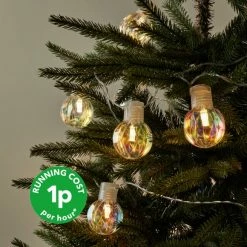 Best Sale 🧨 Dunelm 20 Mains Lustre Festoon Lights 🔥