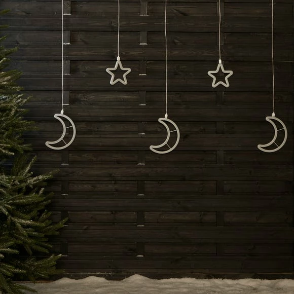 Best reviews of 𧨠Dunelm Star and Moon Mains Curtain Light β - Image 3