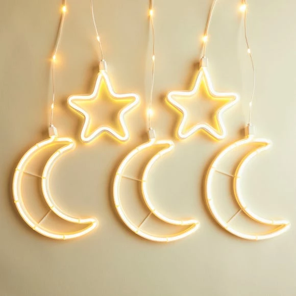 Best reviews of 𧨠Dunelm Star and Moon Mains Curtain Light β - Image 4