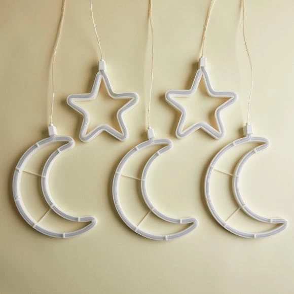 Best reviews of 𧨠Dunelm Star and Moon Mains Curtain Light β - Image 5