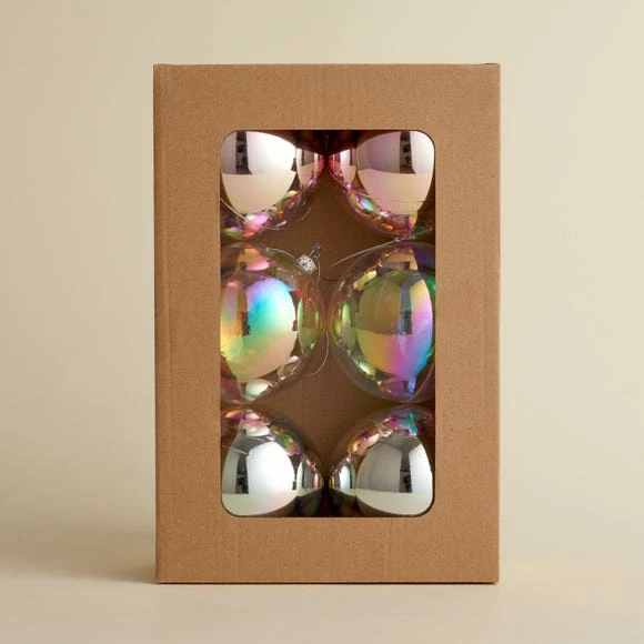 Coupon π₯° Dunelm Set of 6 Iridescent Baubles π - Image 3