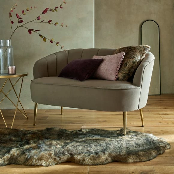 New β€οΈ Dunelm Copenhagen Double Pelt Faux Fur Rug π₯