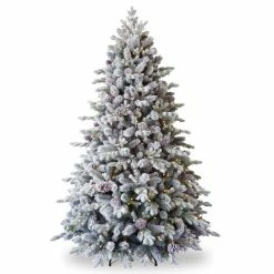 Flash Sale ⭐ National Tree Company 12ft LED Snow Dorchester ❄ Christmas Tree 🥰