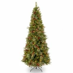 Buy 🧨 National Tree Company 6ft LED Colonial Fir ❄ Christmas Tree 👏