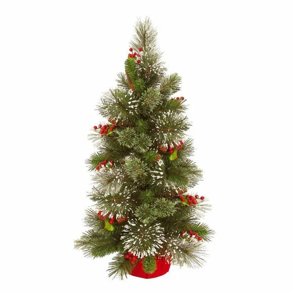 Deals π National Tree Company 2ft Small Wintry Pine π
Christmas Tree in Red Cloth Bag π₯°