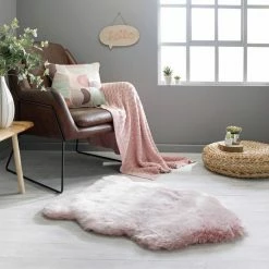 Wholesale 🔥 Dunelm Copenhagen Single Pelt Faux Fur Rug 😍