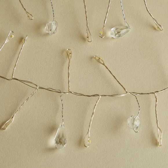 Hot Sale π Dunelm 50 LED Battery Gem Lights Warm White π - Image 4