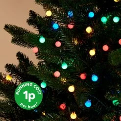 Best Sale ❤️ Dunelm 100 LED Mains Multi Ball Lights 👍