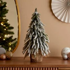 Promo 😀 Dunelm Downswept Snowy Table Top Tree 😀