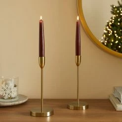 Top 10 🧨 Dunelm Set of 2 Red Taper Candles 😀