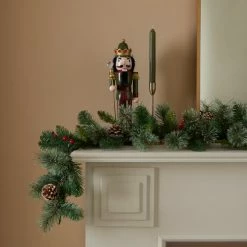 Best Pirce 🎉 Dunelm 6ft Pre Lit Cone and Berry Garland 👍