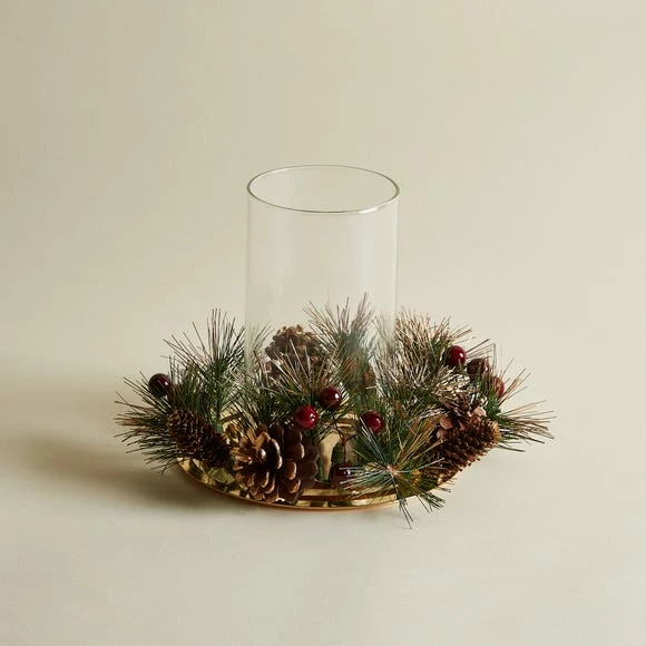 Wholesale π Dunelm Twig and Berries Glass Pillar Holder π - Image 3