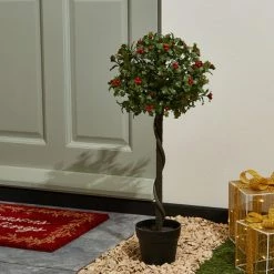 Brand new 💯 Dunelm Potted Holly 70cm Tree 🔔