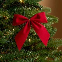 Hot Sale ❤️ Dunelm Pack of 4 DIY Red Bows 🔔