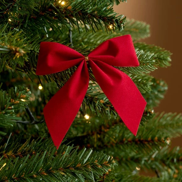 Hot Sale β€οΈ Dunelm Pack of 4 DIY Red Bows π