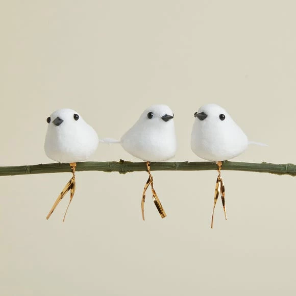 Discount ✔️ Dunelm Pack of 3 DIY Snowbirds ✨ - Image 3