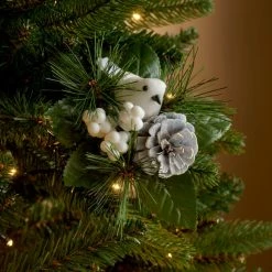 Flash Sale 🛒 Dunelm Snowbird with Pinecone Pick 20cm 😍