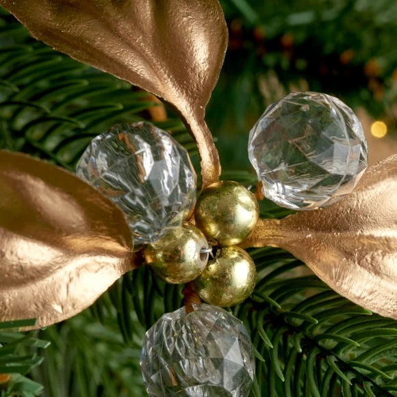 New β Dunelm Gold Berry and Crystal Pick 13cm π€© - Image 2