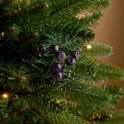 Hot Sale 😍 Dunelm Plum Frosted Berries Pick 21cm 😉