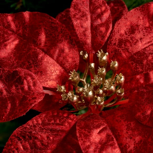 Cheapest β Dunelm Red Velvet Poinsettia Clip π₯ - Image 2
