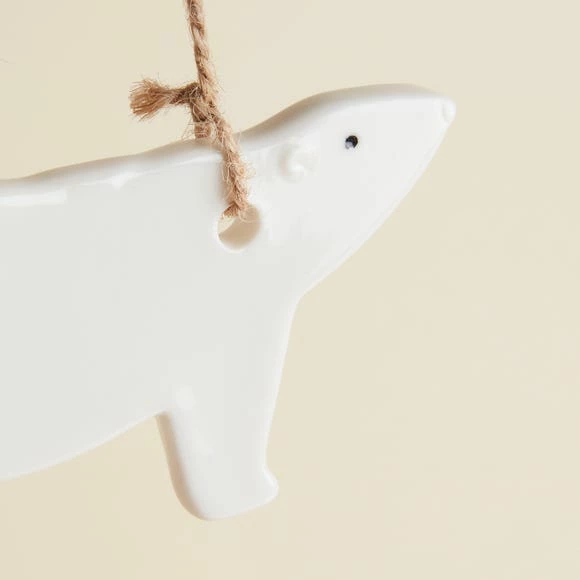 Hot Sale π Dunelm Ceramic Polar Bear Hanging π
Christmas Decoration π - Image 2