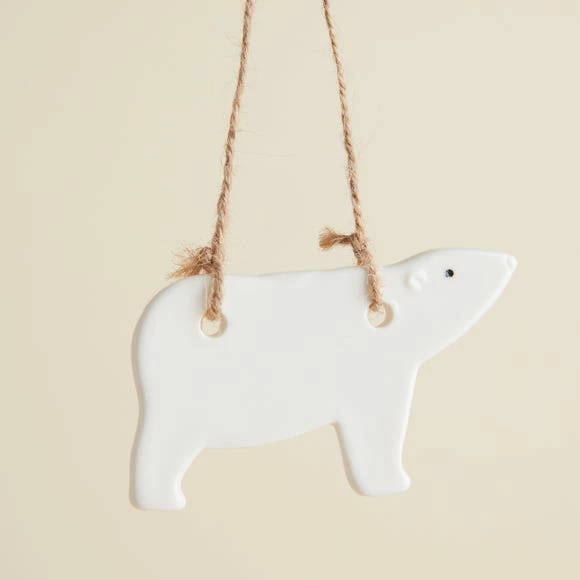 Hot Sale π Dunelm Ceramic Polar Bear Hanging π
Christmas Decoration π - Image 3