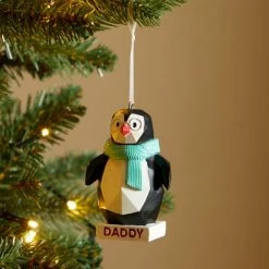 Best Pirce ✔️ Dunelm Daddy Penguin Hanging 🎅 Christmas Decoration 🎉