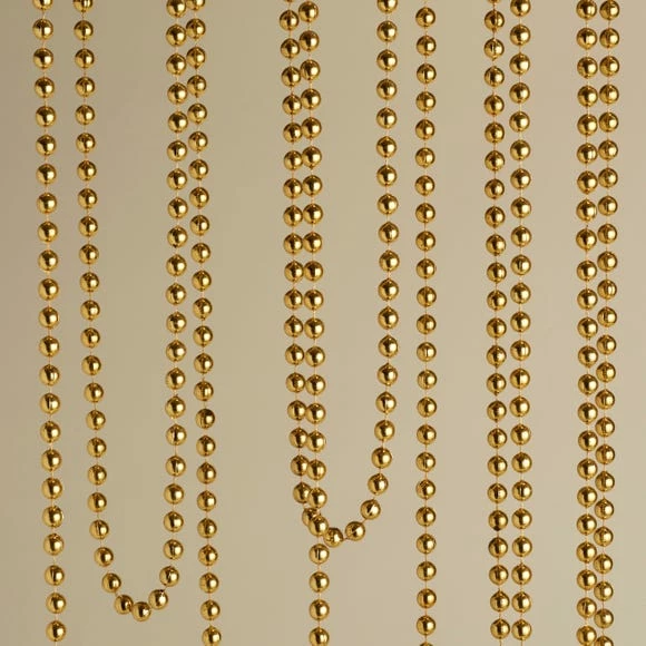 Wholesale π Dunelm Gold Beaded Garland 8m π - Image 2