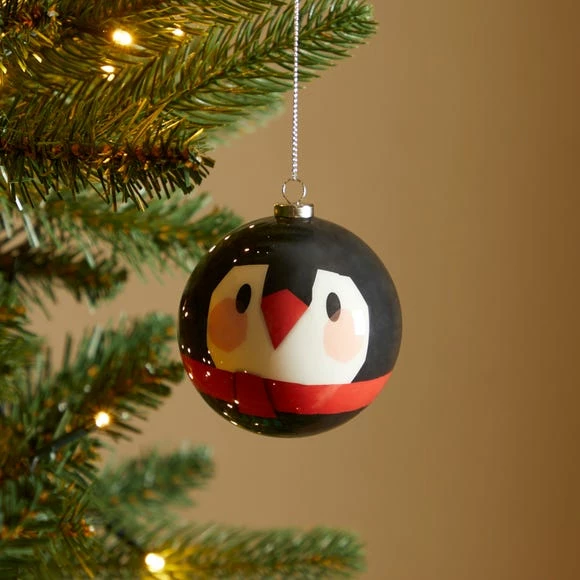 Coupon π Dunelm Penguin Character Bauble β