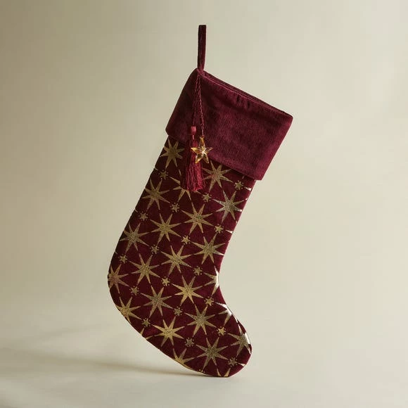 Hot Sale π Dunelm Festive Star Stocking β - Image 3