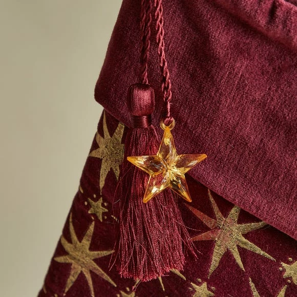 Hot Sale π Dunelm Festive Star Stocking β - Image 4