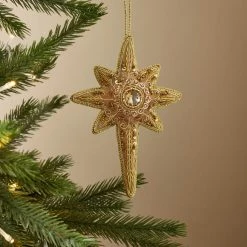 Best Sale 🎁 Dunelm Gold Zari Ornament ✨
