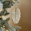 Promo 🥰 Dunelm Natural Macrame Leaf Hanging Decoration 🔥