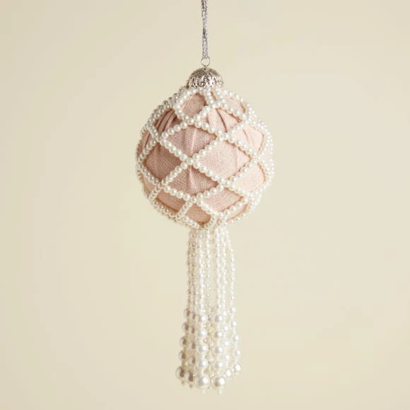 Top 10 π Dunelm Pink Pearl Bead Ball Tassel Decoration β - Image 2