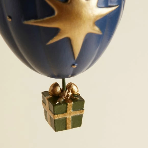 Cheapest π Dunelm Hot Air Balloon Blue Hanging π Christmas Decoration π - Image 3