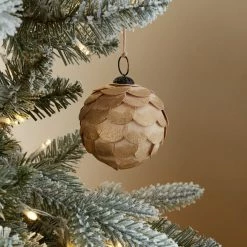 Best Sale 🎁 Dunelm Peach Paper Fin Ball 😉