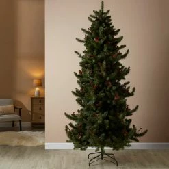 Deals 🌟 Dunelm 7ft Premium Berry and Cone Tree 🎉