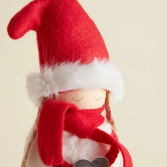 Brand new π₯° Dunelm Red Angel with Santa Hat Decoration β¨ - Image 3