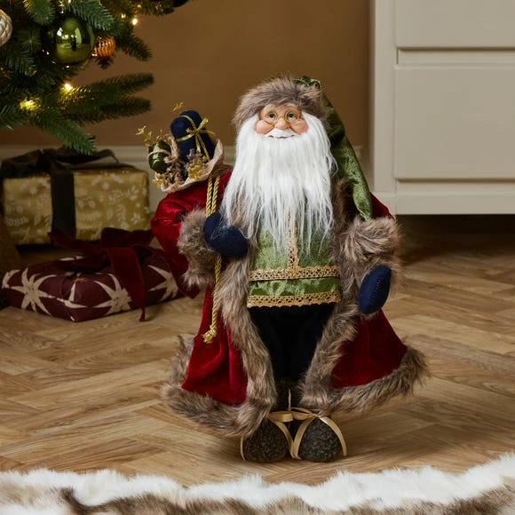Flash Sale π Dunelm 18inch Festive Standing Santa π