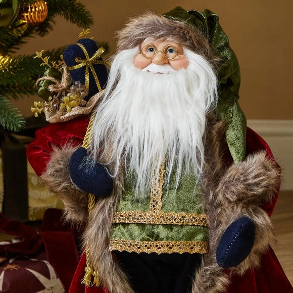 Flash Sale π Dunelm 18inch Festive Standing Santa π - Image 2