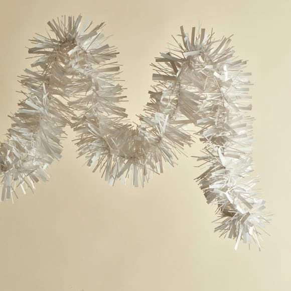 Outlet π₯° Dunelm 2m Tinsel White π€© - Image 2