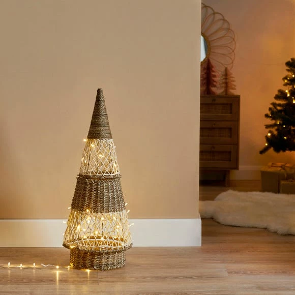Top 10 βοΈ Dunelm Light Up Rattan π Christmas Tree 70cm β€οΈ