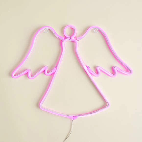 Promo 𧨠Dunelm Neon Effect Angel 30cm π - Image 3