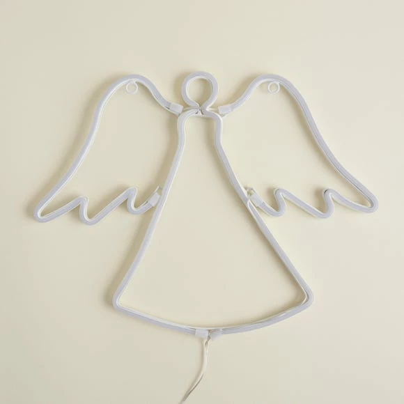 Promo 𧨠Dunelm Neon Effect Angel 30cm π - Image 4